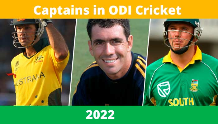 captains in ODI Cricket