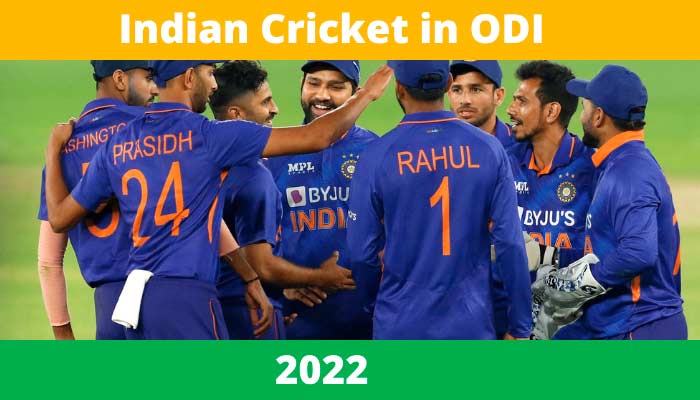 The team of Indian Cricket in ODI
